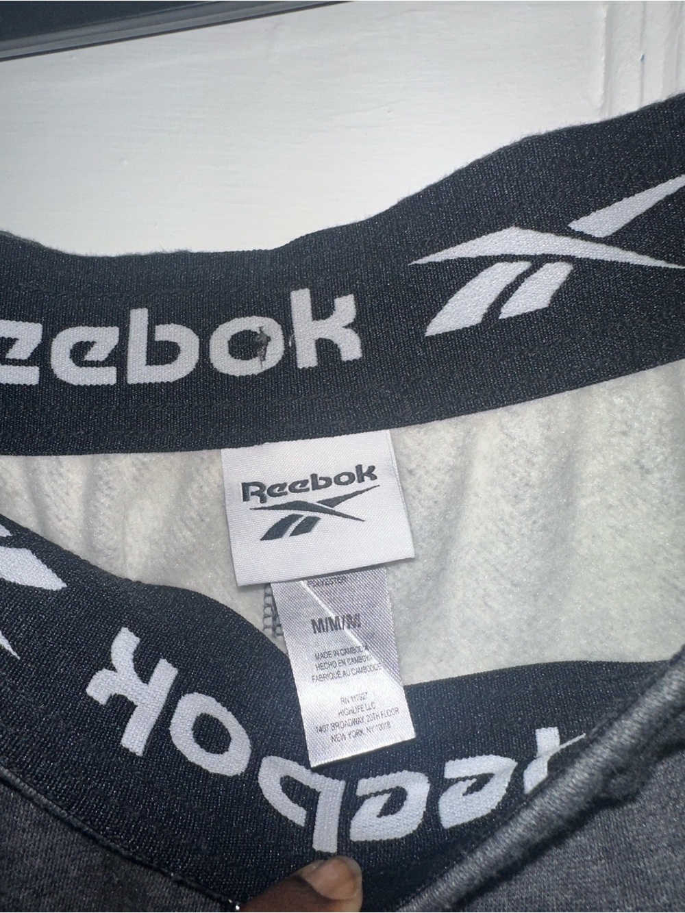 Reebok Dark Gray Athletic Drawstring Joggers - Picture 4 of 4